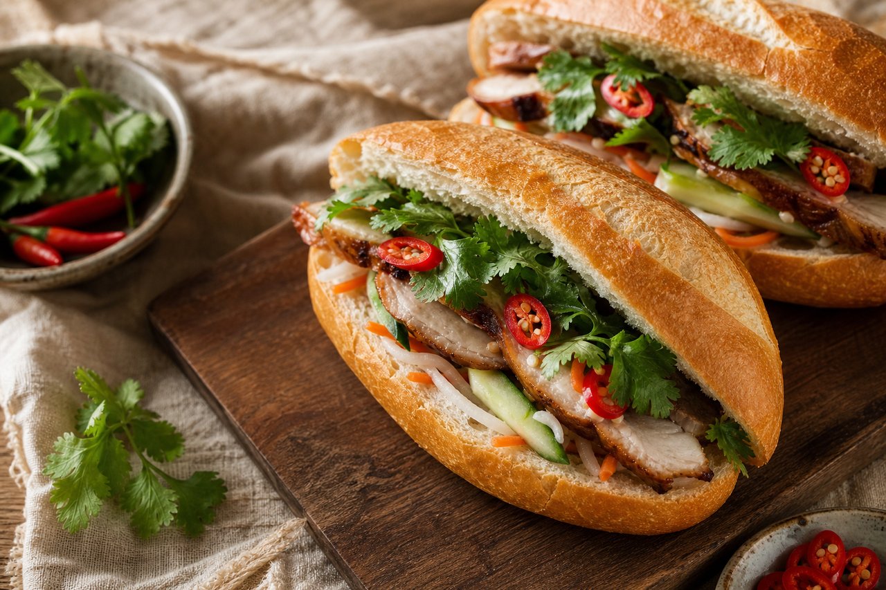 Banh Mi (Vietnamese Pork Sandwich)