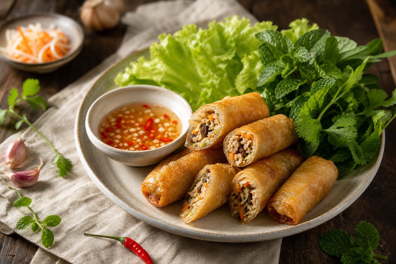Cha Gio — Crispy Vietnamese Fried Spring Rolls