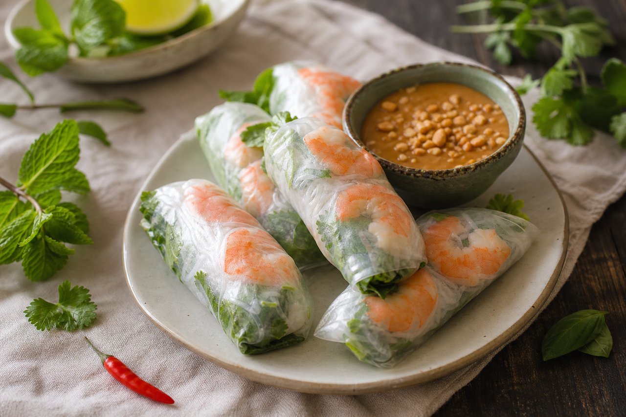 Goi Cuon (Fresh Vietnamese Summer Rolls)