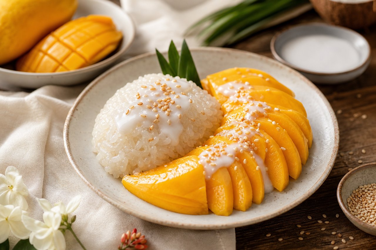 Mango Sticky Rice (Khao Niao Mamuang)