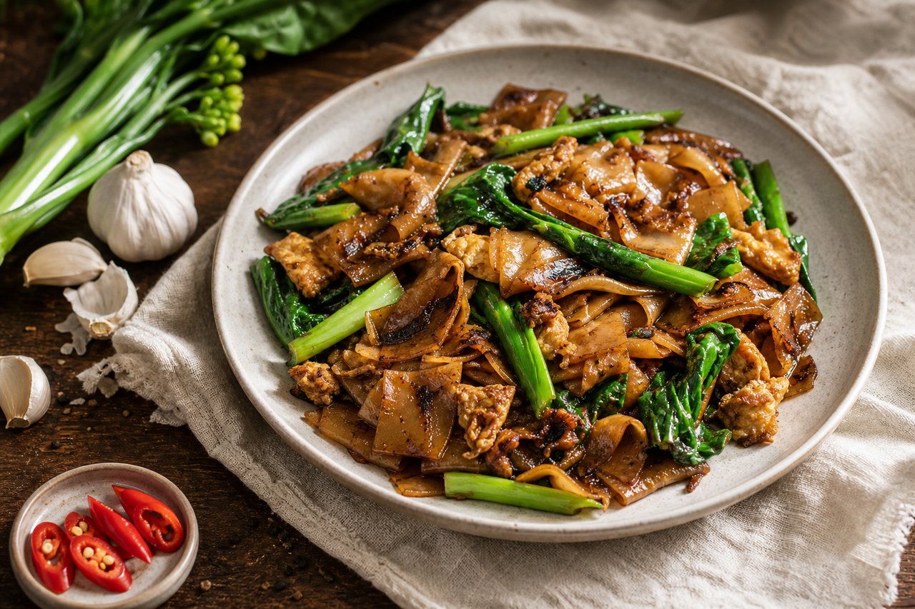 Pad See Ew — Thai Stir-Fried Wide Rice Noodles