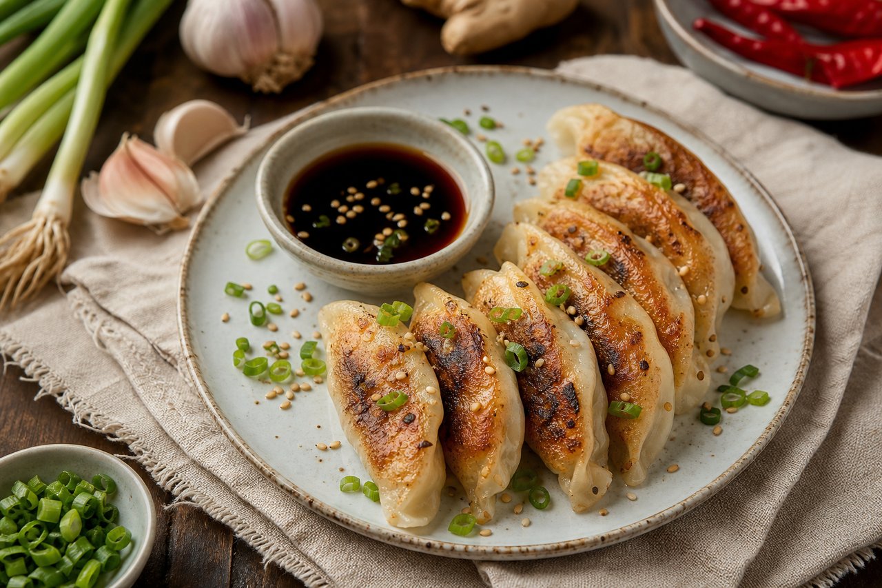 Pan-Fried Pork Gyoza