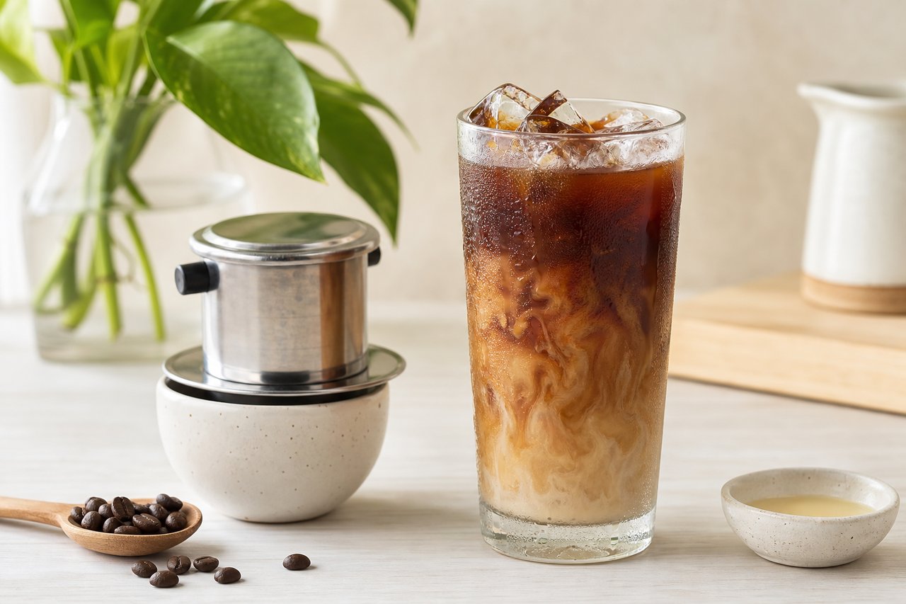 Vietnamese Iced Coffee (Ca Phe Sua Da)
