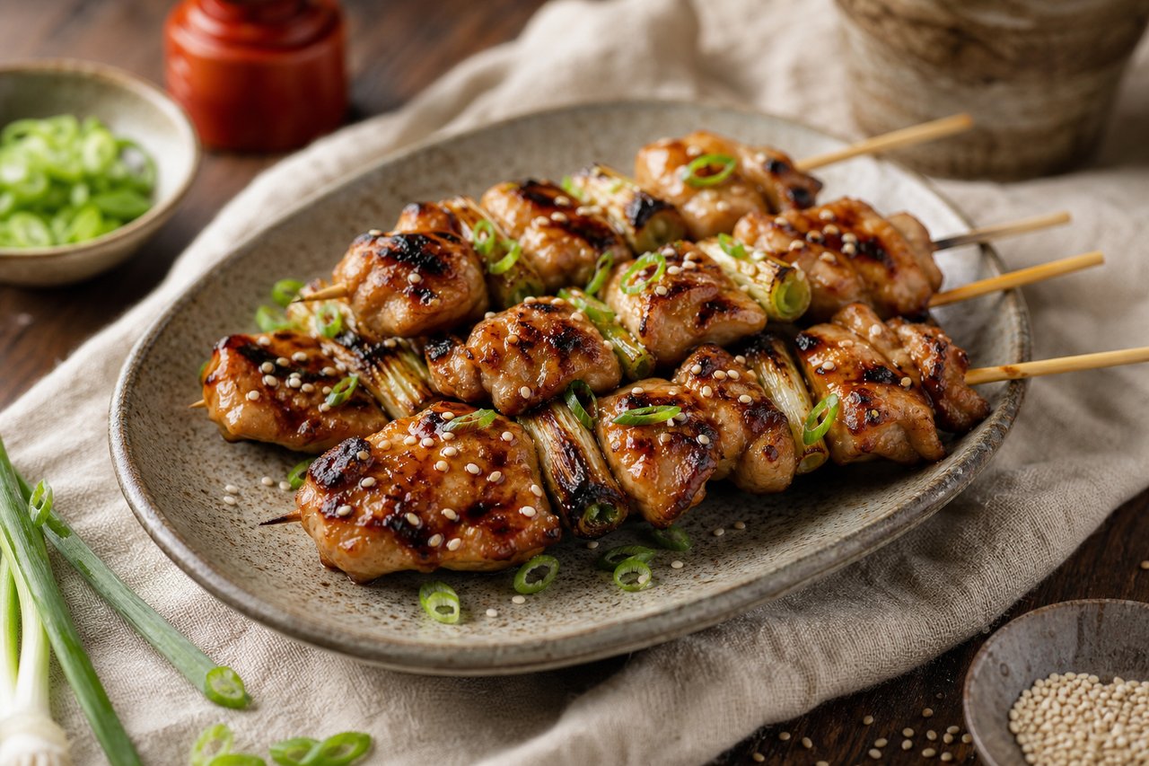 Yakitori — Japanese Grilled Chicken Skewers